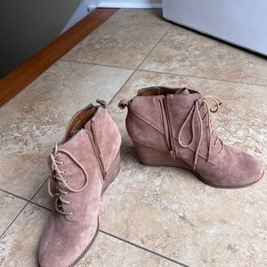 Lucky Brand wedge booties